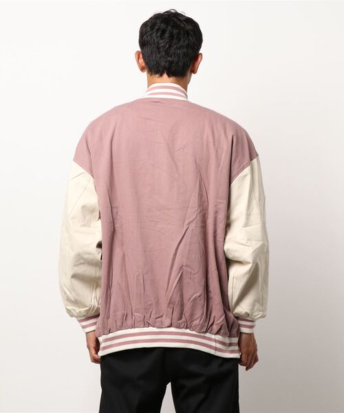 「HOOK」 スタジャン L ライトブルー メンズ_画像9