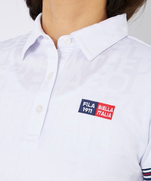 FILA GOLF ブラウス シャツ 「FILA GOLF」タイポ柄 半袖シャツ