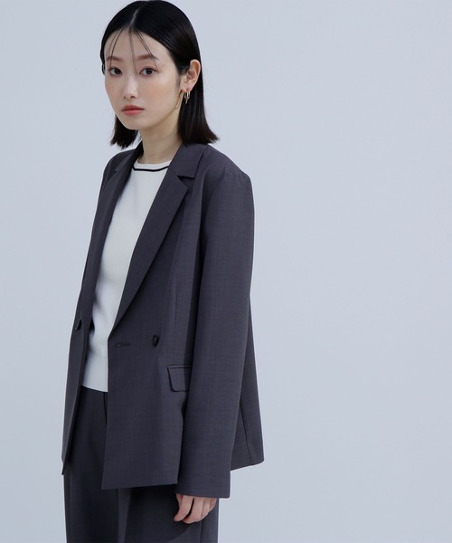 NATURAL BEAUTY BASIC ジャケット テーラードジャケット リネン