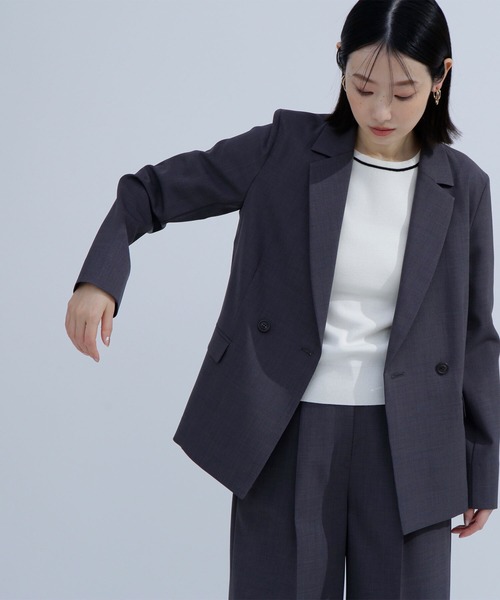 NATURAL BEAUTY BASIC ジャケット テーラードジャケット リネン