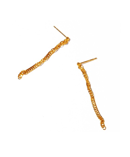 ピアス 「les bon bon」K18 Hanna pierce /ハンナ ピアス BOB666  レディースの画像