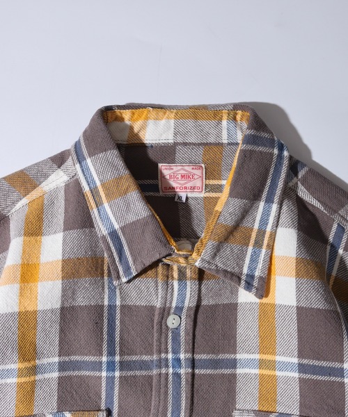 BIG MIKE シャツ Heavy flannel shirt ビックマイク チェック