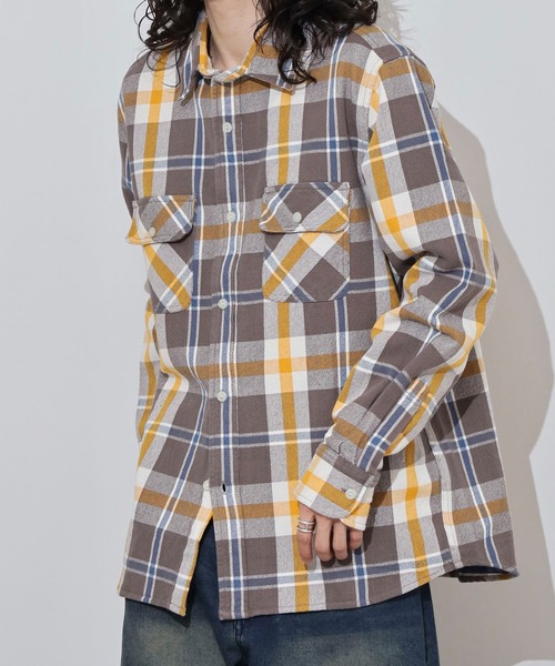 BIG MIKE シャツ Heavy flannel shirt ビックマイク チェック