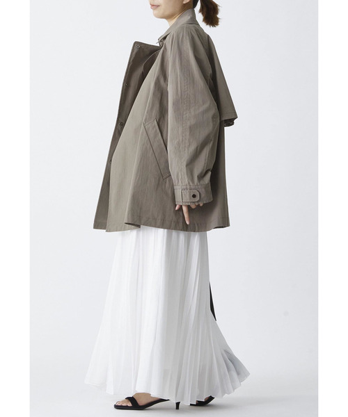 1er_Arrondissement】綿ナイロンタンブラーマントコート1er