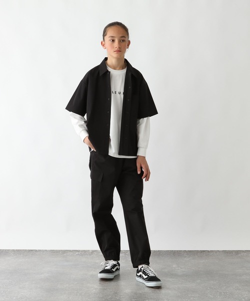D&G フリースシャツジャケット ブラック　子供　150 楽天市場】【セットアップ可能】サイドライン ジップジャケット