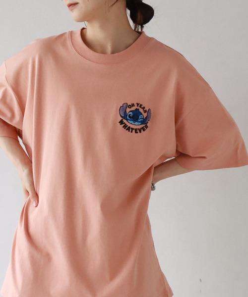 ジョージアスタジオ YA STUDIO×ディズニー Disney シャツ ドナルドダック刺繍 長袖 起毛 コットン アイボリー M レディース ジョージアスタジオ GEORGYA STUDIO×ディズニー Disney シャツ