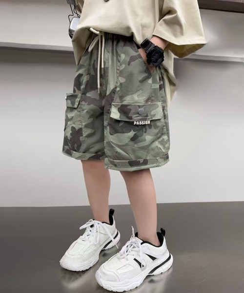 aimoha パンツ 「aimoha-KIDS-」迷彩柄ショートパンツ キッズ