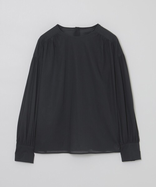 ブラウス シャツ GREY LABEL シアーコットンボイルブラウス レディース