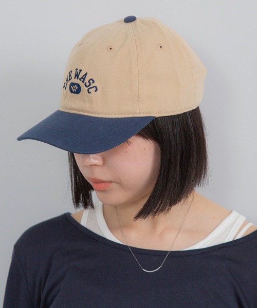 キャップ 帽子 Chiina / バイカラーレトロキャップ レディース