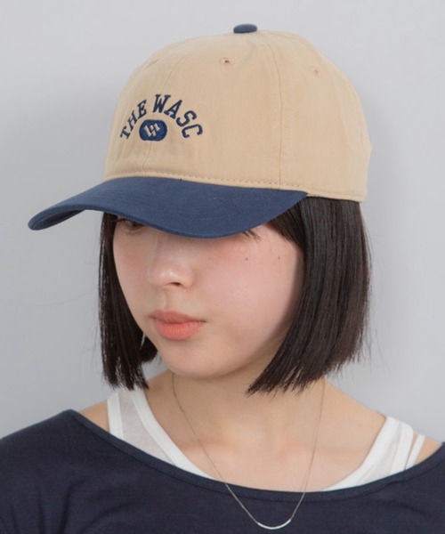 帽子 Kina キャップ 帽子 Chiina / バイカラーレトロキャップ レディース