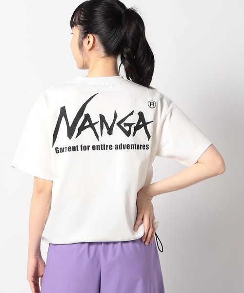 tシャツ 「NANGA」グランドパーク別注　バックプリントTシャツ レディース