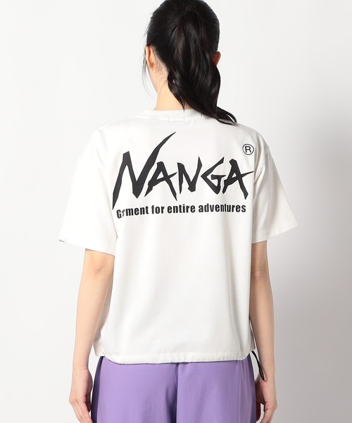 NANGA（ナンガ） tシャツ 「NANGA」グランドパーク別注 バックプリント