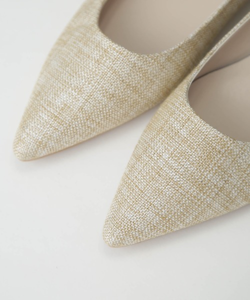 「NANO universe」 フラットパンプス 36 イエロー レディース_画像4