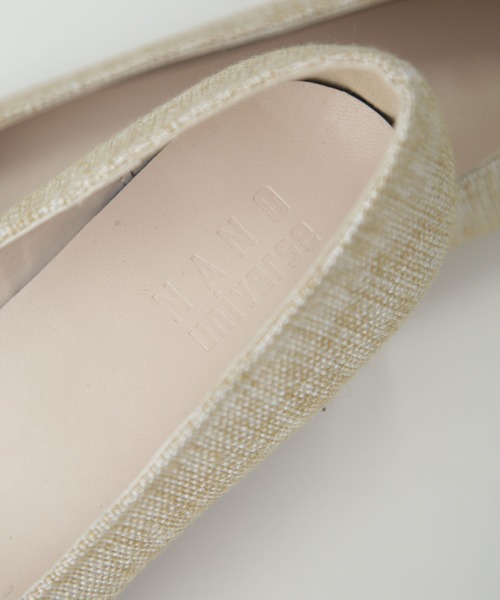 「NANO universe」 フラットパンプス 36 イエロー レディース_画像5