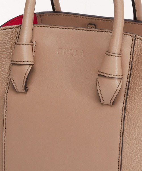 FURLA ベージュ レザー 2WAY バッグ FURLA 「FURLA」 2WAYバッグ - ベージュ レディース : ZOZOTOWN