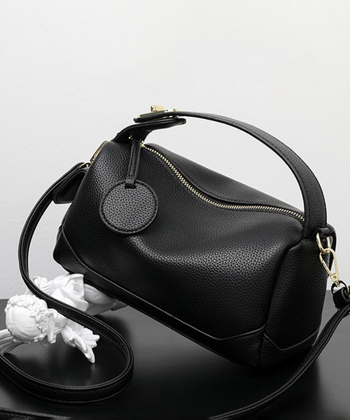 ポレーヌ　黒　バッグ　袋、箱付き　ショルダー　ハンドバッグ NUMBER TEN Numero Dix ショルダーバッグ レザー ブラック 2WAY