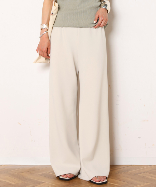 AP STUDIO スラックス パンツ 追加エラスティックパンツ レディース