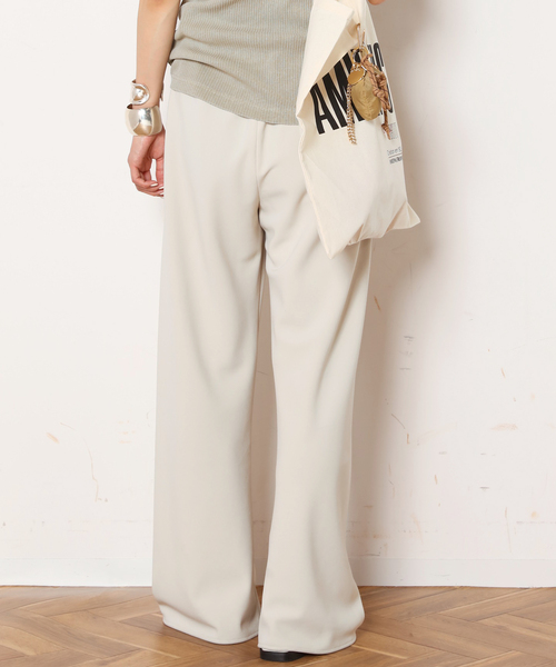AP STUDIO スラックス パンツ 追加エラスティックパンツ レディース