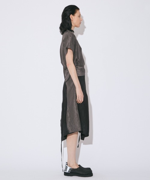 ブラウス シャツ ビューティフルピープル beautiful people double-neck wrinkled silk blouse レディー beautiful people ブラウス シャツ ビューティフルピープル