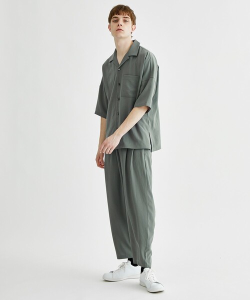 attachment 半袖シャツ ATTACHMENT シャツ 「ATTACHMENT/アタッチメント」ポリエステル