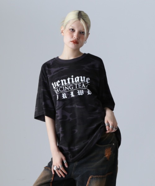 tシャツ VENTIQUE/ベンティーク/カモTee レディース メンズ L.H.P tシャツ VENTIQUE/ベンティーク/カモTee レディース