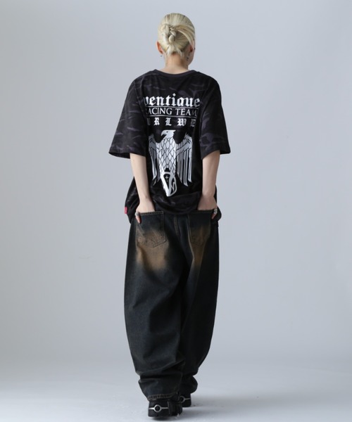 L.H.P（エルエイチピー） tシャツ 半袖 VENTIQUE/ベンティーク/カモTee