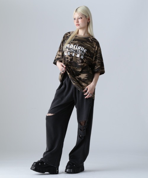 tシャツ VENTIQUE/ベンティーク/カモTee レディース メンズ L.H.P tシャツ VENTIQUE/ベンティーク/カモTee レディース