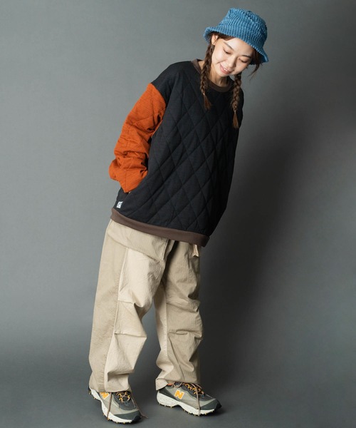 「gym master」 中綿ブルゾン MEDIUM ブラック メンズ_画像3