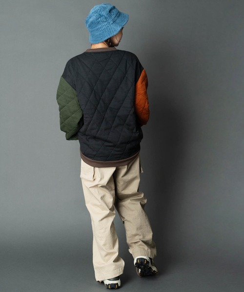 「gym master」 中綿ブルゾン MEDIUM ブラック メンズ_画像5