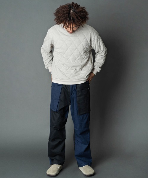 「gym master」 中綿ブルゾン MEDIUM ブラック メンズ_画像9