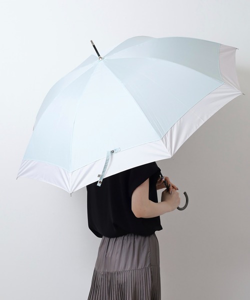 assa 傘 耐風ジャンプ 雨傘 無地 バイカラー レディース : ZOZOTOWN