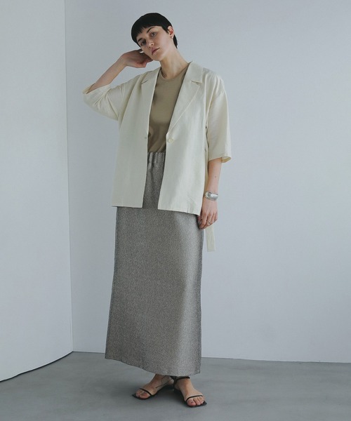 MANOF（マノフ） スカート METALLIC NARROW SKIRT : ZOZOTOWN Yahoo!店