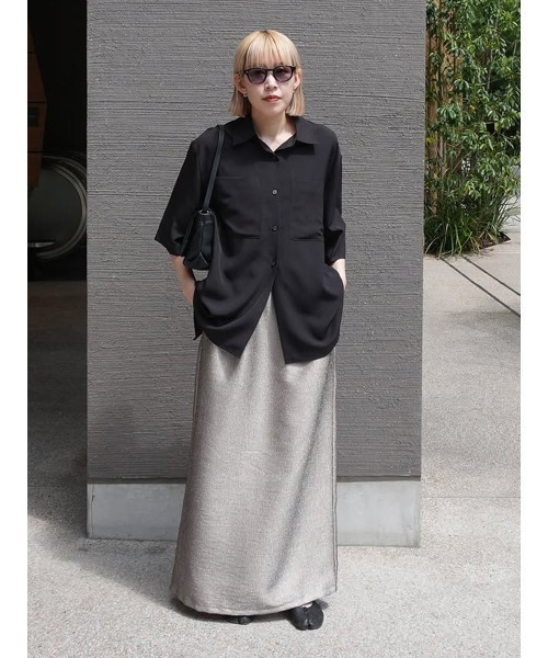 MANOF（マノフ） スカート METALLIC NARROW SKIRT : ZOZOTOWN Yahoo!店