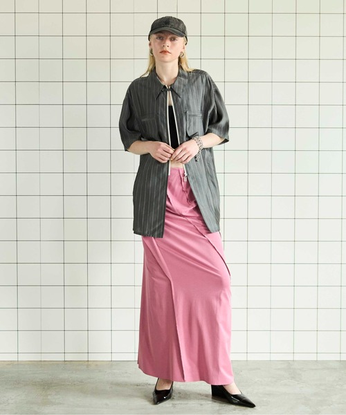 訳あり タグ付 MAISON SPECIAL 24SS ストライプ シャツ 長袖 訳あり タグ付 MAISON SPECIAL 24SS ストライプ シャツ 長袖