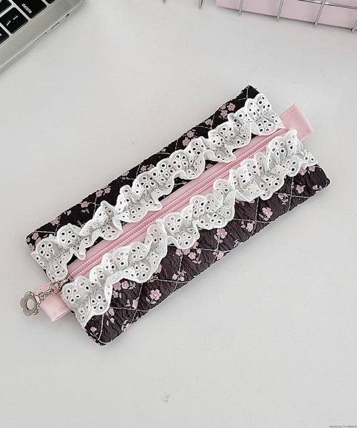 TONE SELECT GOODS ペン Liaa/花柄 アニマル柄 レースペンケース