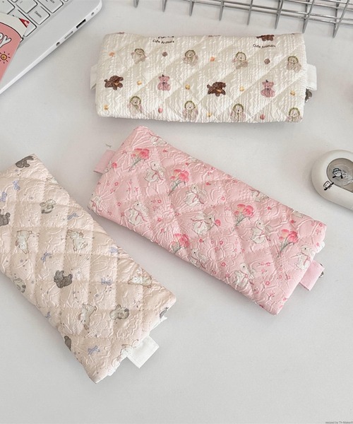 TONE SELECT GOODS ペン Liaa/花柄 アニマル柄 レースペンケース