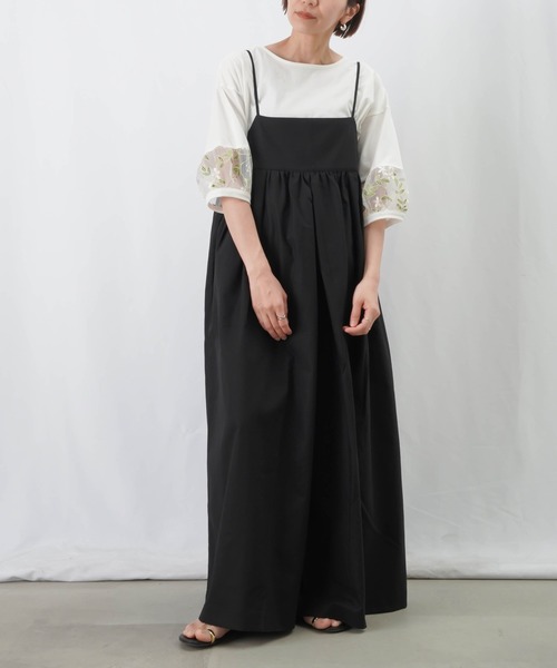 「LUCA/LADY LUCK LUCA」 半袖Tシャツ FREE ブラック レディース LADY LUCK LUCA 「LUCA/LADY LUCA」 半袖Tシャツ FREE ブラック