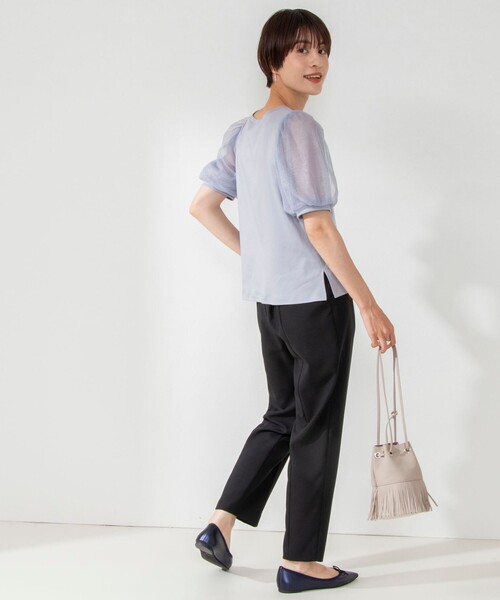 「NOLLEY'S Sophi」 半袖カットソー 38 サックスブルー レディース