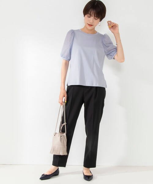 「NOLLEY'S Sophi」 半袖カットソー 38 サックスブルー レディース