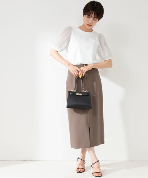 「NOLLEY'S Sophi」 半袖カットソー 38 サックスブルー レディース