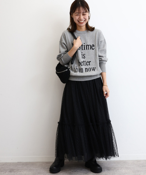 春服　フレアスカート　ブラック　JOURNAL STANDARD JOURNAL STANDARD relume 「JOURNAL relume」 フレアスカート