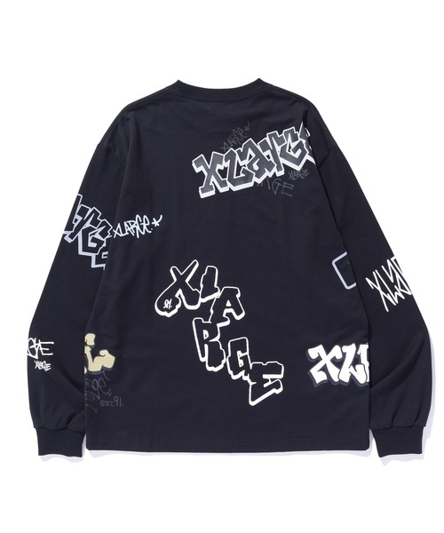 XLARGE 「XLARGE」 長袖Tシャツ L ホワイト メンズ : ZOZOTOWN