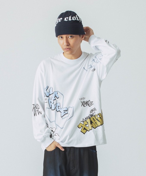 XLARGE グラフィックTシャツ ホワイト XLARGE 「XLARGE」 長袖Tシャツ L ホワイト メンズ : ZOZOTOWN