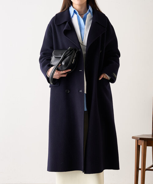 SHENERY（シーナリー） チェスターコート FREE ネイビー レディース