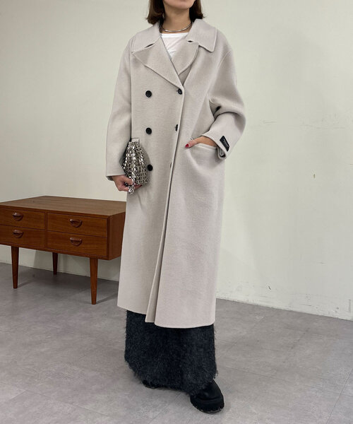 SHENERY（シーナリー） チェスターコート FREE ネイビー レディース