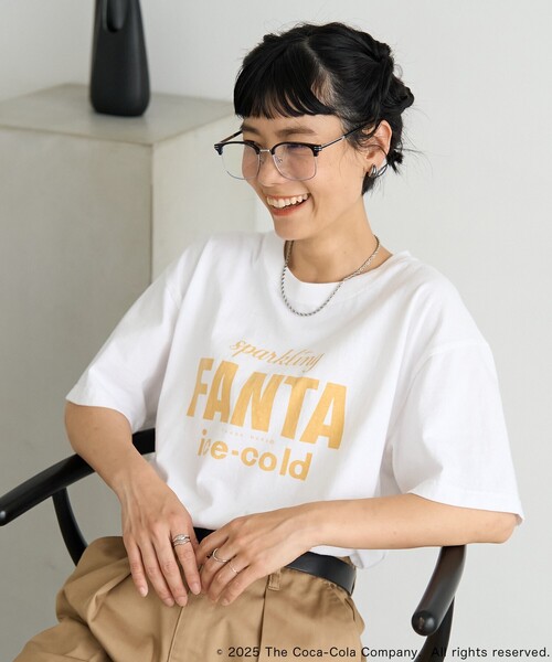 tシャツ Fanta 60's Logo T-shirt/ファンタ 60's ロゴTシャツ レディース