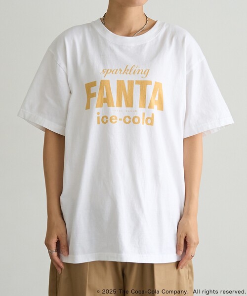 tシャツ Fanta 60's Logo T-shirt/ファンタ 60's ロゴTシャツ レディース FREAK'S STORE tシャツ Fanta 60's Logo T-shirt/ファンタ ロゴT