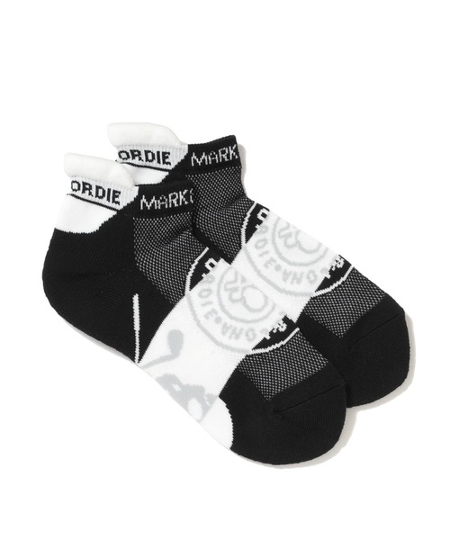 MARK&LONA（マークアンドロナ） 靴下 Mirror Skull Ankle Socks