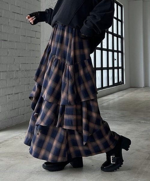 PAGEBOY（ページボーイ） スカート ドロティフレアスカート/フリル