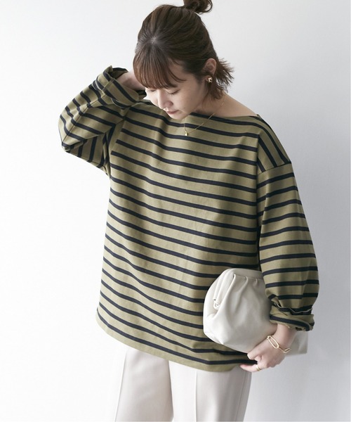 「SLOBE IENA」 「Traditional Weatherwear」長袖カットソー 38 ブラック レディース_画像5